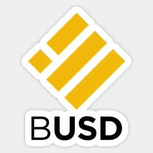 BUSD Coin Cryptocurrency Binance USD crypto Sticker